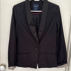 American Eagle Outfitters Black Women's Blazer - medium